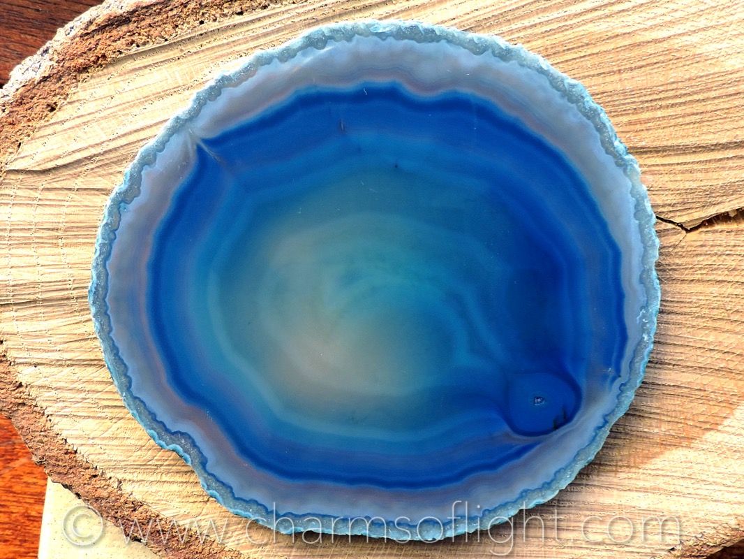 Agate Slice - Blue